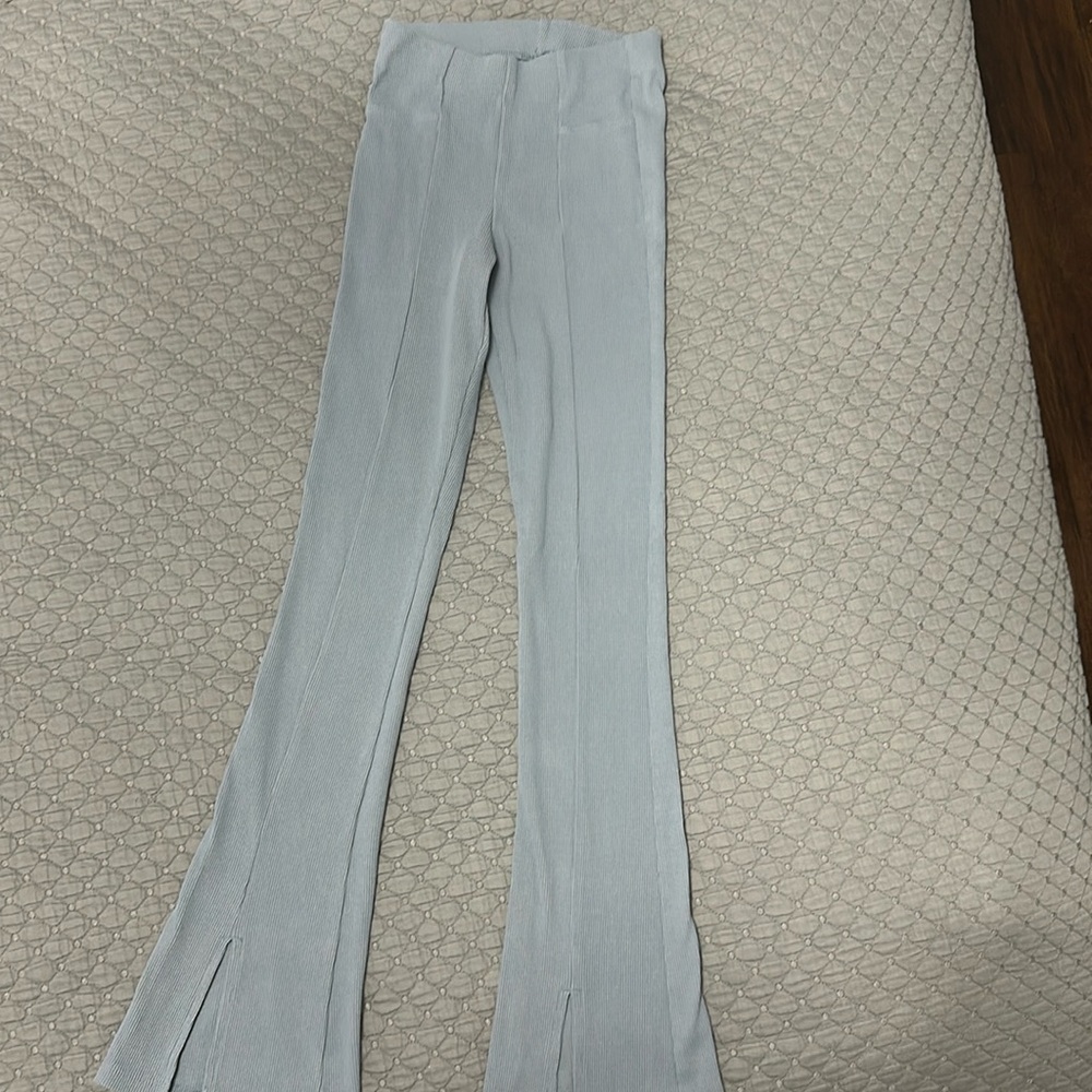 Zara Girls flared rib leggings